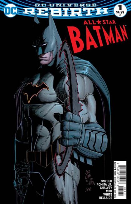 All-Star Batman My Own Worst Enemy, Part 1: The Cursed Wheel |  Issue#1A | Year:2016 | Series: Batman | Pub: DC Comics | Regular John Romita Jr. Cover