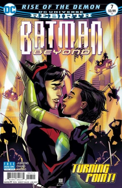 Batman Beyond, Vol. 6 Rise of the Demon, Part 2 |  Issue#7A | Year:2017 | Series: Batman | Pub: DC Comics | Bernard Chang Regular Cover