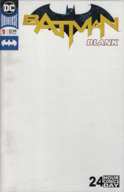 Batman Blank Comic  |  Issue#1 | Year:2018 | Series:  | Pub: DC Comics |