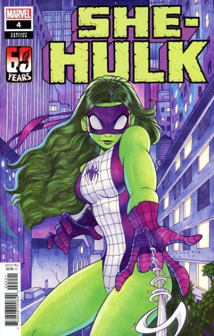 She-Hulk, Vol. 4  |  Issue#4B | Year:2022 | Series:  | Pub: Marvel Comics | Chrissie Zullo Spider-Man Cover