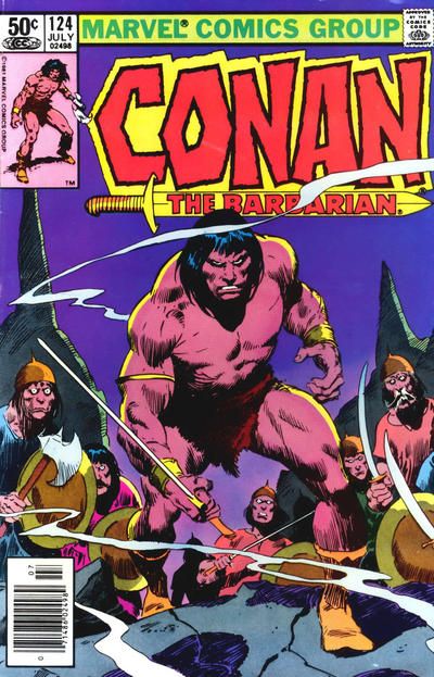 Conan the Barbarian, Vol. 1 The Eternity War |  Issue#124B | Year:1981 | Series: Conan | Pub: Marvel Comics |