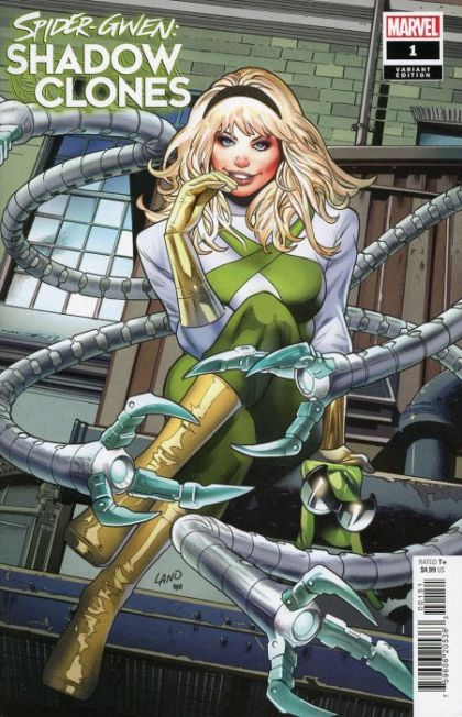 Spider-Gwen: Shadow Clones  |  Issue#1E | Year:2023 | Series: Spider-Gwen | Pub: Marvel Comics | Greg Land Homage Variant
