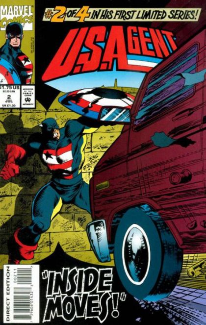 U.S. Agent, Vol. 1 Inside Moves |  Issue#2A | Year:1993 | Series:  | Pub: Marvel Comics | Direct Edition