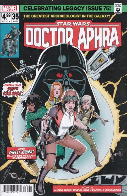 Star Wars: Doctor Aphra, Vol. 2 Dark Droids - Mad Methods |  Issue#35D | Year:2023 | Series: Star Wars | Pub: Marvel Comics | Salvador Larroca Homage Variant