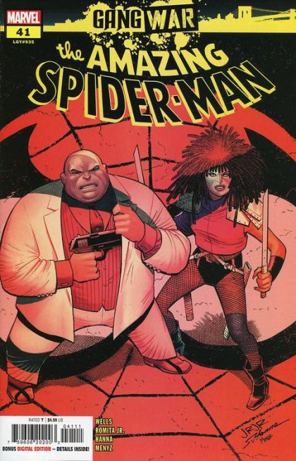 The Amazing Spider-Man, Vol. 6 Gang War  |  Issue#41A | Year:2024 | Series: Spider-Man | Pub: Marvel Comics | John Romita Jr. Regular