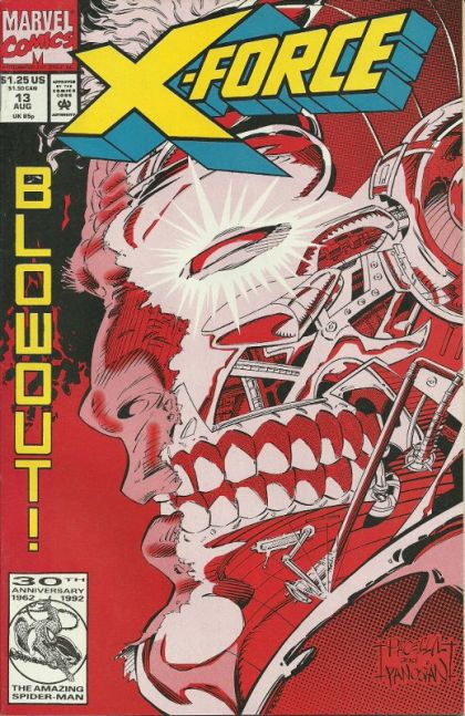 X-Force, Vol. 1 Everything Hits The Fan! |  Issue#13A | Year:1992 | Series: X-Force | Pub: Marvel Comics |