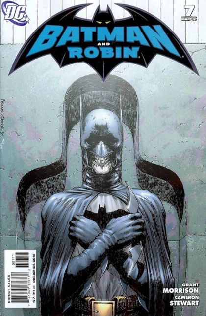 Batman and Robin, Vol. 1 Blackest Knight, Part One: Pearly and the Pit |  Issue#7A | Year:2010 | Series: Batman | Pub: DC Comics | Frank Quitely Regular Cover