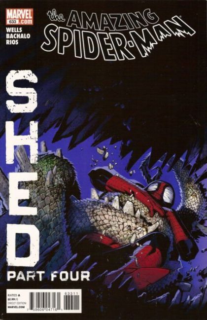 The Amazing Spider-Man, Vol. 2 Shed, Part Four |  Issue#633A | Year:2010 | Series: Spider-Man | Pub: Marvel Comics | Chris Bachalo Regular