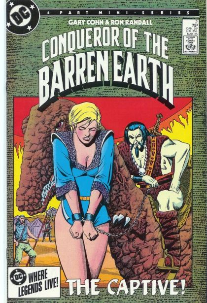 Conqueror of the Barren Earth The Captive! |  Issue#2A | Year:1985 | Series:  | Pub: DC Comics | Direct Edition