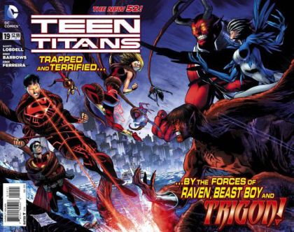 Teen Titans, Vol. 4 Trigon-Ometry |  Issue#19A | Year:2013 | Series: Teen Titans | Pub: DC Comics | Direct Edition