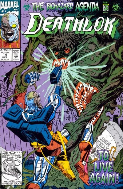 Deathlok, Vol. 2 The Biohazard Agenda, Part 3: At Deathok's Door |  Issue#14A | Year:1992 | Series: Deathlok | Pub: Marvel Comics | Direct Edition