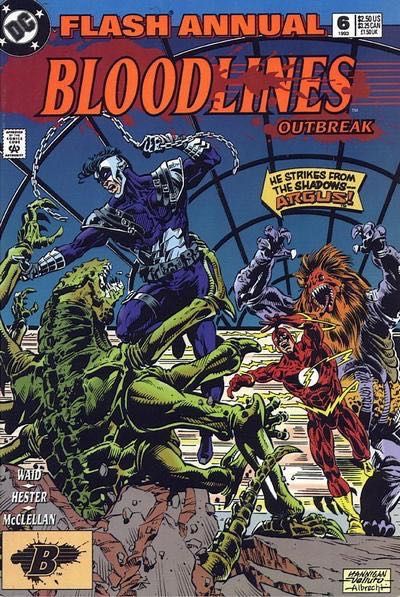 Flash, Vol. 2 Annual Bloodlines - Undercover Angel |  Issue#6 | Year:1993 | Series: Flash | Pub: DC Comics | Direct Edition