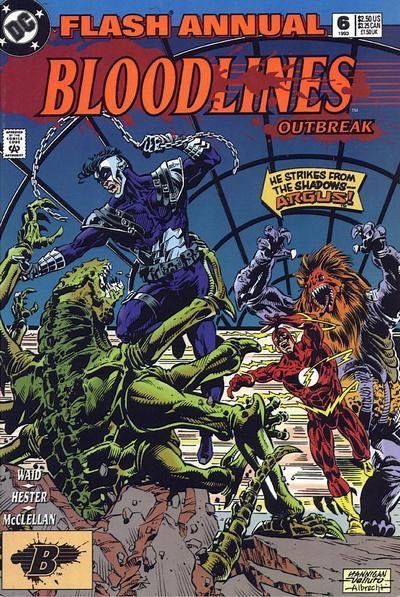 Flash, Vol. 2 Annual Bloodlines - Undercover Angel |  Issue#6 | Year:1993 | Series: Flash | Pub: DC Comics |