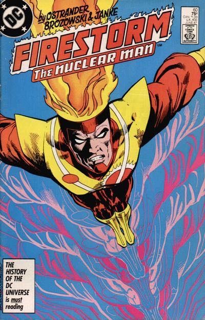Firestorm, the Nuclear Man, Vol. 2 (1982-1990) Secret Identities |  Issue#60A | Year:1987 | Series: Firestorm | Pub: DC Comics | Direct Edition