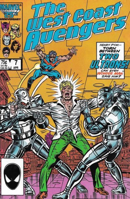 The West Coast Avengers, Vol. 2 U, Robot! |  Issue#7A | Year:1986 | Series:  | Pub: Marvel Comics | Direct Edition