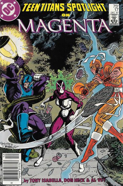 Teen Titans Spotlight Frances Kane Isn't Herself Today |  Issue#17B | Year:1987 | Series: Teen Titans | Pub: DC Comics | Newsstand Edition