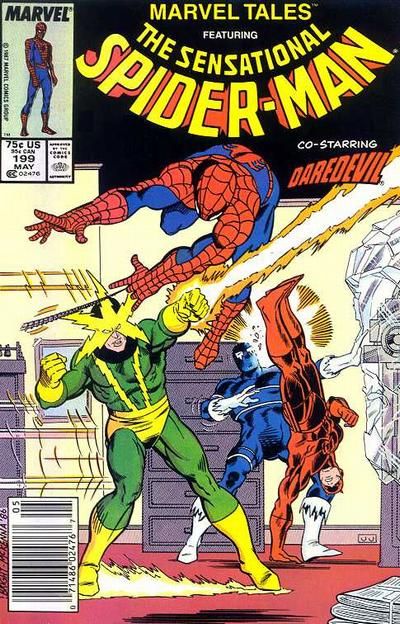 Marvel Tales, Vol. 2 Double Danger at the Bugle |  Issue#199B | Year:1987 | Series: Spider-Man | Pub: Marvel Comics | Newsstand Edition