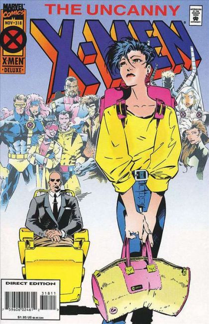 Uncanny X-Men, Vol. 1 Moving Day |  Issue#318A | Year:1994 | Series: X-Men | Pub: Marvel Comics | Deluxe Direct Edition