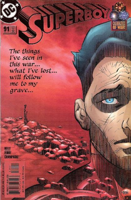 Superboy, Vol. 3 Our Worlds At War - War Letters |  Issue#91A | Year:2001 | Series: Superboy | Pub: DC Comics | Direct Edition