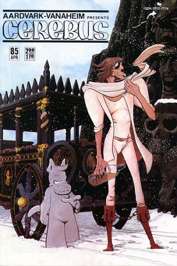 Cerebus the Aardvark Missing it For the World |  Issue#85 | Year:1986 | Series:  | Pub: Aardvark-Vanaheim |