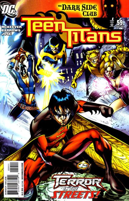 Teen Titans, Vol. 3 The Dark Side Club - Dark Dealings |  Issue#59A | Year:2008 | Series: Teen Titans | Pub: DC Comics | Direct Edition