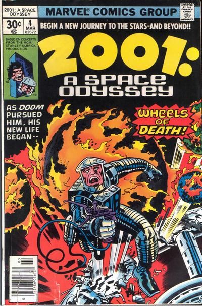 2001: A Space Odyssey Wheels of Death! |  Issue#4A | Year:1977 | Series:  | Pub: Marvel Comics |