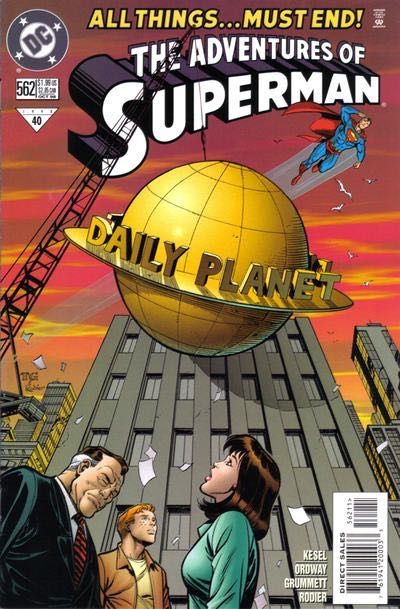 The Adventures of Superman End of an Era |  Issue#562A | Year:1998 | Series: Superman | Pub: DC Comics | Direct Edition