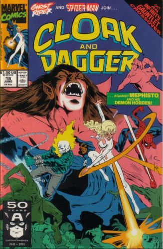 The Mutant Misadventures of Cloak and Dagger Infinity Gauntlet  |  Issue#18 | Year:1991 | Series: Cloak & Dagger | Pub: Marvel Comics |