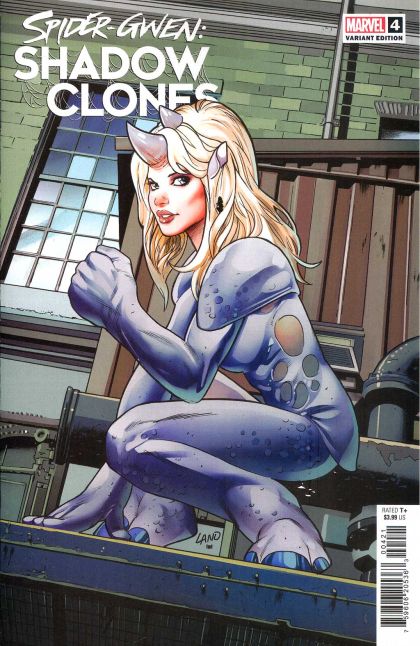 Spider-Gwen: Shadow Clones  |  Issue#4B | Year:2023 | Series: Spider-Gwen | Pub: Marvel Comics | Greg Land Homage Variant
