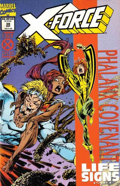 X-Force, Vol. 1 Phalanx Covenant: Life Signs - Part 2: The Faith Dancers |  Issue#38A | Year:1994 | Series: X-Force | Pub: Marvel Comics | Direct Edition
