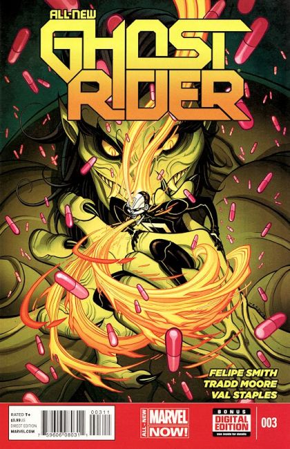 All-New Ghost Rider Engines of Vengeance, Part 3 |  Issue#3A | Year:2014 | Series: Ghost Rider | Pub: Marvel Comics | Tradd Moore Regular Cover