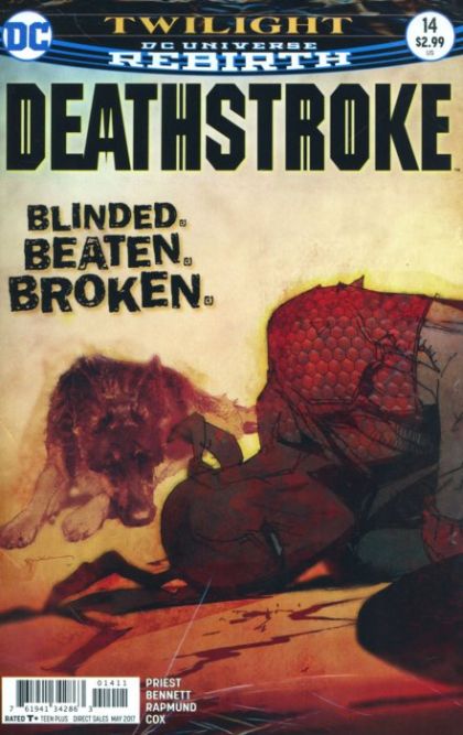 Deathstroke, Vol. 4  |  Issue#14A | Year:2017 | Series: Deathstroke | Pub: DC Comics | Regular Bill Sienkiewicz Cover