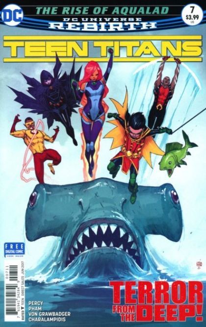 Teen Titans, Vol. 6 The Rise of Aqualad, Part Two |  Issue#7A | Year:2017 | Series:  | Pub: DC Comics | Regular Khoi Pham Cover