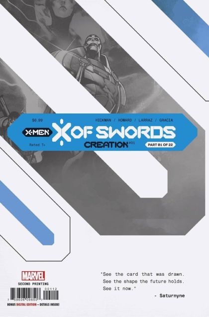 X of Swords: Creation X of Swords - Part 1 |  Issue#1S | Year:2020 | Series:  | Pub: Marvel Comics | 2nd Printing Pepe Larraz