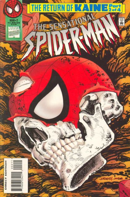 The Sensational Spider-Man, Vol. 1 Clone Saga - The Return of Kaine, Remains of the Day |  Issue#2A | Year:1995 | Series: Spider-Man | Pub: Marvel Comics | Direct Edition