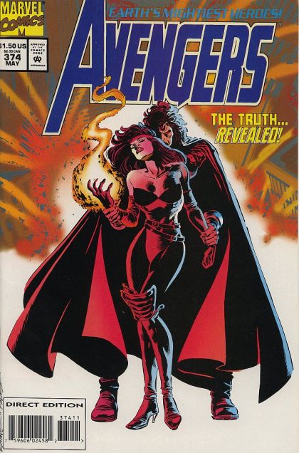 The Avengers, Vol. 1 Intersecting Parallels |  Issue#374A | Year:1994 | Series: Avengers | Pub: Marvel Comics | Direct Edition
