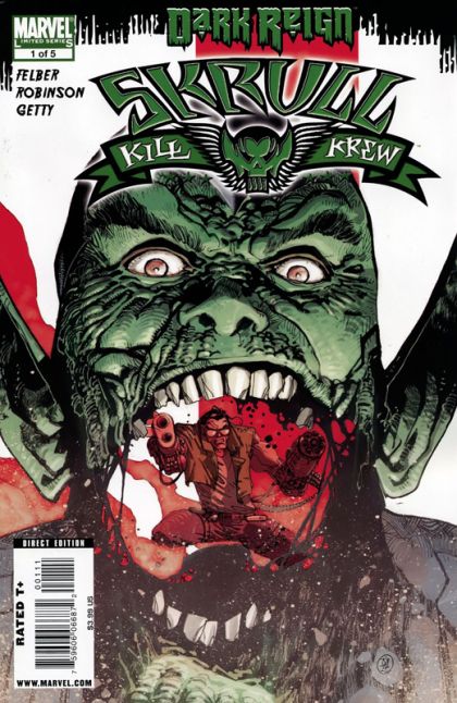 Skrull Kill Krew, Vol. 2 Dark Reign - Mutation Nation |  Issue#1A | Year:2009 | Series: Skrull Kill Krew | Pub: Marvel Comics | Mario Alberti Regular Cover