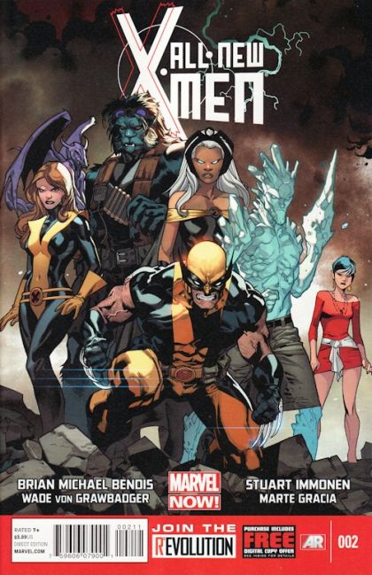 All-New X-Men, Vol. 1  |  Issue#2A | Year:2012 | Series: X-Men | Pub: Marvel Comics | Regular Stuart Immonen Cover