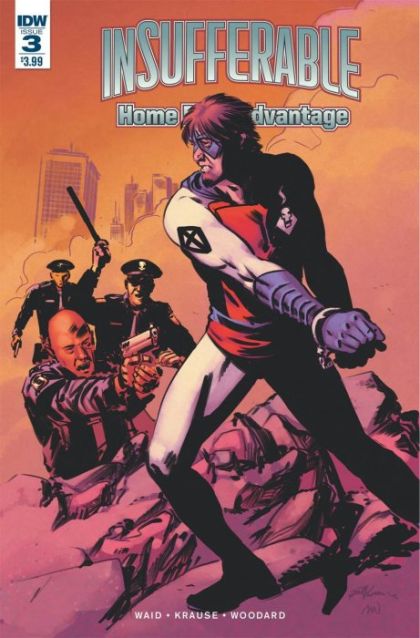 Insufferable: Home Field Advantage  |  Issue#3A | Year:2016 | Series:  | Pub: IDW Publishing | Regular Peter Krause Cover