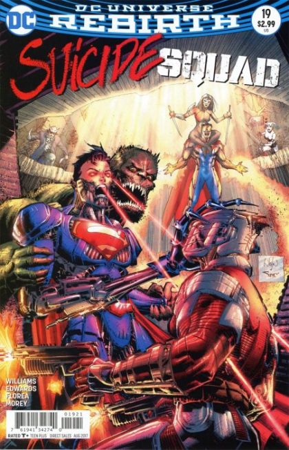 Suicide Squad, Vol. 4 Earthlings on Fire, Alone |  Issue#19B | Year:2017 | Series: Suicide Squad | Pub: DC Comics | Variant Whilce Portacio Cover
