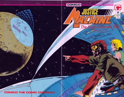 Justice Machine The Earth/Georwell War: Part 2 |  Issue#20 | Year:1988 | Series: Justice Machine | Pub: Comico |