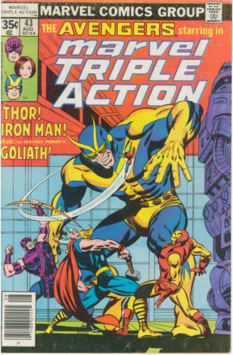Marvel Triple Action, Vol. 1 In The Clutches of The Collector! |  Issue#43A | Year:1978 | Series:  | Pub: Marvel Comics |