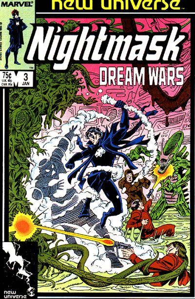 Nightmask "Burnout" |  Issue#3A | Year:1987 | Series: New Universe | Pub: Marvel Comics | Direct Edition