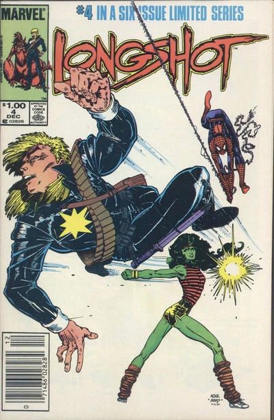 Longshot, Vol. 1 Can't Give It All Away! |  Issue#4C | Year:1985 | Series: Longshot | Pub: Marvel Comics | Canadian Price Variant