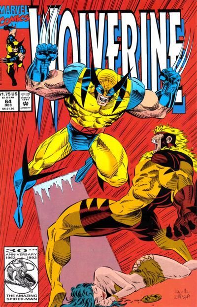 Wolverine, Vol. 2 What Goes Around |  Issue#64A | Year:1992 | Series: Wolverine | Pub: Marvel Comics | Direct Edition