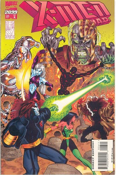 X-Men 2099 City Of The Dead, Part 1: Broken Halo |  Issue#26A | Year:1995 | Series: X-Men | Pub: Marvel Comics | Direct Edition