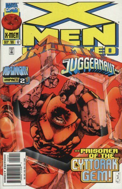 X-Men Unlimited, Vol. 1 Onslaught - The Once And Future Juggernaut |  Issue#12A | Year:1996 | Series: X-Men | Pub: Marvel Comics |