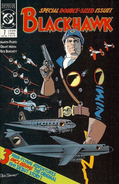 Blackhawk, Vol. 3 Deadstick / Bloody Fingers / Blackhawk |  Issue#7 | Year:1989 | Series:  | Pub: DC Comics |