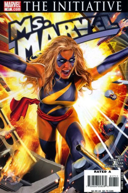 Ms. Marvel, Vol. 2 The Initiative - Ready, A.I.M., Fire!, Ready, A.I.M., Fire! |  Issue#17A | Year:2007 | Series: Captain Marvel | Pub: Marvel Comics | Greg Horn Regular