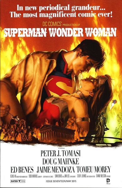 Superman / Wonder Woman Casualties Of War |  Issue#17B | Year:2015 | Series:  | Pub: DC Comics | Movie Variant Cover